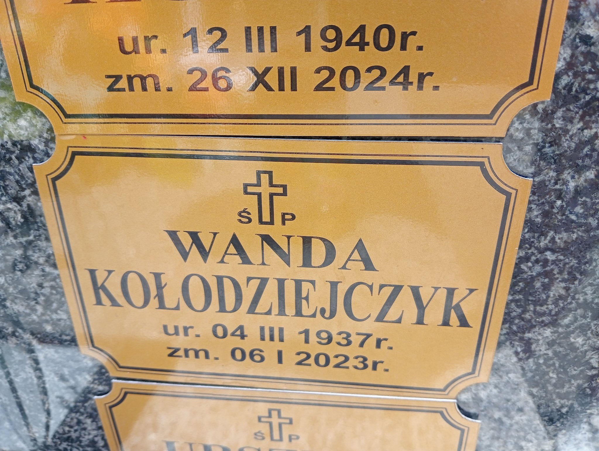 Grób Urszula Karwan
