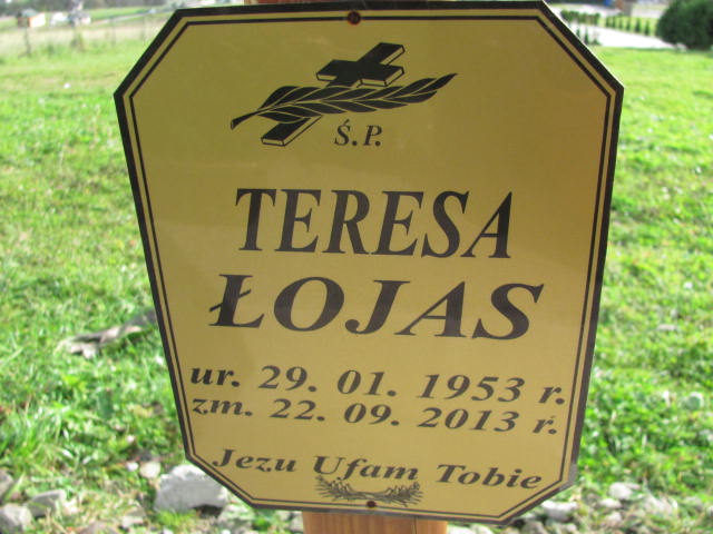Grób Teresa Łojas